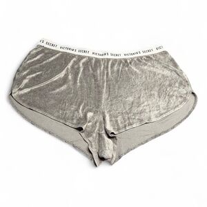 Victoria Secret Silver Velour Sleep Shorts, XL